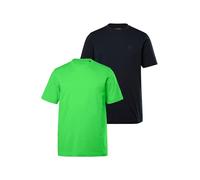 JP 1880 Camisetas, Corte básico, Pack de 2, Cuello Redondo, hasta la Talla 8 XL Verde Manzana 5XL 702637431-5XL
