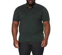 JP 1880 Hasta la Talla 8XL, Polo, Parte Superior, Tapeta de Botones, Cuello Camisero, piqué Verde Oscuro XL 702560442-XL