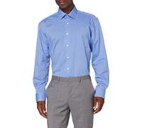 JP 1880 Hemd Bügelfrei Uni 1/1, Camisa para Hombre, Azul (Hellblau), 3XL
