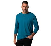 JP 1880 Henley Camiseta, Azul, XXXXL Hombres