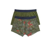 JP 1880 Hip-Pants FLEXNAMIC®, Ropa de casa, Oeko-Tex, Pack de 2, Calzoncillos Caqui Oscuro 3XL 844105430-3XL