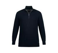 JP 1880 Hasta la Talla 7XL, Troyer de Punto, Jersey con Cuello alzado, Cremallera, puños de canalé, algodón Puro Marina Oscuro L 716842730-L