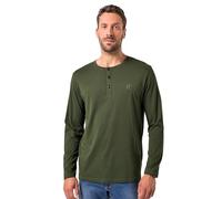 JP 1880 Hombre Tallas Grandes Tallas Grandes Menswear L-8XL Henley Básico Camiseta Manga Larga Botones hasta 8XL