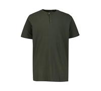 JP 1880 Henley, básico, Tapeta de Botones, Media Manga Oliva Oscuro 6XL 726695120-6XL