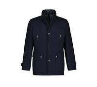 JP 1880 Hombres Tallas grandes L-8XL Chaqueta de lana# mezclada repelente al agua con yugo en espiga y cuello alto 795063, Azul marino oscuro., XXXXL