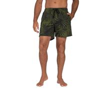 JP 1880 Jay-PI Badeshorts, Beachwear, Elastikbund, Allover Print Bañador para Hombre, Verde mar, 4XL