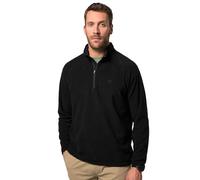 JP 1880 Jay-pi Fleecetroyer, Bauchfit, Outdoor, Zippkragen, bis 7 XL Sudaderas, Negro, 3XL para Hombre
