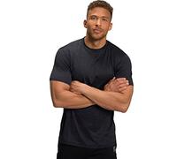 JP 1880 Jay-pi Funktions-Unterhemd, Halbarm, Atmungsaktiv, bis 8 XL Camiseta Interior Funcional, Media Manga, Negro, 5XL Hombres