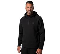 JP 1880 Jay-PI Jersey Troyer Sport Entrenamiento, Capucha, Cuello con Cremallera Negro 3XL 828739100-3XL