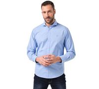 JP 1880 JP1880 Camisa, Business, Manga Larga, Cuello Italiano, Modern Fit, hasta la 8 XL Azul Cielo 7XL 846042700-7XL