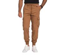 JP 1880 Pantalones Cargo Flexnamic, Muchos Bolsillos, Corte Moderno, Caramelo, 7XL para Hombre