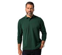 JP 1880 Jp1880 Poloshirt, Basic, Langarm, Piqué, bis 8 XL Camisa, Verde Oscuro, 4XL Hombres