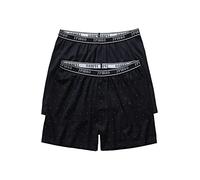 JP 1880 Mens Boxershort Jersey with flexnamic Waist 2Pack Bóxer, Schwarz, 8 para Hombre