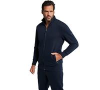 JP 1880 Menswear 804180 - Sudadera para hombre, tallas grandes L-8XL, cuello alto, hasta 8 XL, azul oscuro, XXXXXXXL