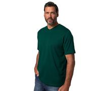 JP 1880 Menswear L-8XL 702558 - Camiseta básica para Hombre, Cuello Redondo, algodón Peinado, hasta 10 XL, Verde de la Selva, 7XL