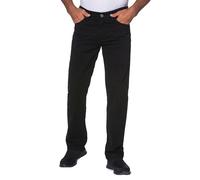 JP 1880 Pantalón de Twill, tinción supernegra, Cintura cómoda, Regular Fit Negro 52 702613130-52