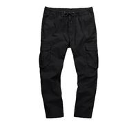 JP 1880 Pantalones Cargo para Hombre, Negro, 4XL