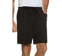 JP 1880 Pantalones de pijama para hombre, tallas grandes, tallas grandes, tallas grandes, talla L-8XL, ropa de casa, pantalones cortos, cintura elástica 708405, Negro , 9XL