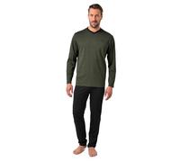 JP 1880 Pijama JP1880, Homewear, Conjunto de Dos Piezas, Rayas horizontales, hasta la Talla 8 XL Verde Musgo 5XL 842412442-5XL