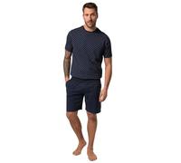 JP 1880 Pijama JP1880, Talle bajo, Estampado Completo, Camiseta, pantalón Corto, hasta la Talla 8 XL Azul Navy 8XL 837696130-8XL