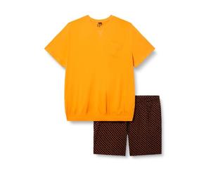 JP 1880 - Pijama para Hombre, Tallas Grandes, Tallas Grandes, L-8XL, RH, Pantalones AOP, Ajuste Abdominal, Talla 1/2