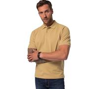 JP 1880 Polo, básico, Media Manga, piqué, marrón Arena 4XL 702560316-4XL
