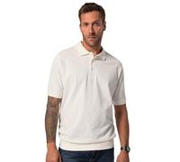 JP 1880 Poloshirt, Basic, Bauchfit, Halbarm, Piqué, XXL bis 10xl Polo, Blanco Roto, 8XL Hombres