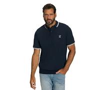 JP 1880 Polo de Manga Corta Hasta 8 XL, Camiseta para Hombre, Azul Oscuro, 8XL