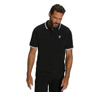 JP 1880 Polo de Manga Corta Hasta 8 XL, Camiseta para Hombre, Negro, 7XL