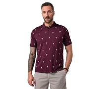 JP 1880 Polo para Hombre AOP Slub Jersey, 1/2, Morado, L