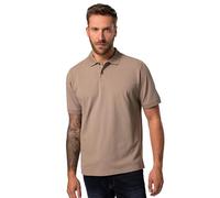 JP 1880 Poloshirt, Piqué Polo, marrón y Gris, XXXXXXL Hombres