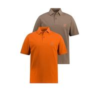 JP 1880 Polos, Basic, Paquete de 2, piqué, algodón Peinado pardusco XXL 704317343-XXL