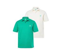 JP 1880 Poloshirts, Basic, 2er-Pack, Piqué, Gekämmte Baumwolle Polo, Color Verde, 3XL Hombres