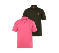 JP 1880 Hasta la Talla 7XL, Polos, Paquete de 2, piqué, Abertura Lateral, Ajuste Regular Rosa L 704317527-L