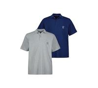 JP 1880 Polos, Basic, Paquete de 2, piqué, algodón Peinado Tinta 4XL 704317753-4XL