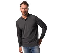 JP 1880 Poloshirt, Basic, Langarm, Piqué, bis 8 XL Polo, Pizarra, XXL Hombres
