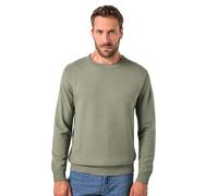 JP 1880 Pullover, Strukturstrick, Badge, 1/1 Suéter pulóver, Verde Menta, 6XL para Hombre