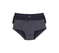 JP 1880 Slips, FLEXNAMIC, Ropa de casa, Bauchfit, Oeko-Tex, Pack de 2, Calzoncillos, hasta la 8XL Azul Navy 5XL 844157130-5XL