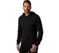 JP 1880 Strickhoodie, Kapuze, Flexnamic, 1/1 Suéter pulóver, Negro, 5XL para Hombre