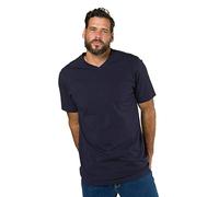 JP 1880 Hasta la Talla 8XL, Camiseta de Jersey, básica, Camiseta con Cuello de Pico, algodón Puro, Cuello en V Marina Oscuro XXL 702415750-XXL