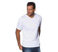 JP 1880 T-shirt 1/2 V-ausschnitt, Camiseta para Hombre, Blanco (Schneeweiß), 5XL