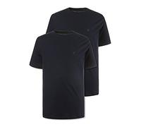 JP 1880 T-shirt Rh Doppelpack, Camiseta para Hombre, Azul (Dunkel Marine), 4XL