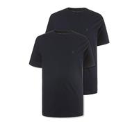 JP 1880 T-shirt Rh Doppelpack, Camiseta para Hombre, Azul (Dunkel Marine), L