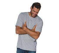 JP 1880 T-shirt Rundhals, Camiseta para Hombre, Gris (Grau Melange), 5XL