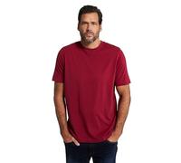 JP 1880 Camiseta, básica, Cuello Redondo, algodón Peinado, hasta la Talla 8 XL Rojo Oscuro XL 702558540-XL