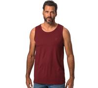 JP 1880 Tanktop Camisetas, Granate, 8XL Hombres