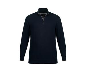 JP 1880 Troyer Con Cremallera 7gg, Suéter para Hombre, Azul (Dunkel Marine), 4XL