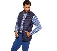 JP 1880 Weste Poly Daune, Chaleco de plumas para Hombre, Azul (Dunkel Marine), 5XL