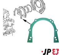 JP GROUP a/s Junta, carter cigueñal para VOLKSWAGEN: Sharan, Golf, Polo, Passat, Transporter, Jetta, LT, Caddy, Vento (Ref: 1119100100)