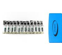 JP-JORPAY Recambios V Board -Recambios Pizarra Blanca Escuela-Recambios Pizarra Blanca Oficinas-Cartuchos Recambios-12 Recambios + 1 Borrador Magnèticos (Lote)